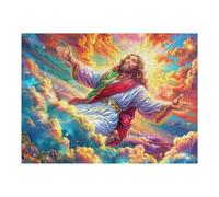 Jesus on The Sea Icon 500 Piece Premium Jigsaw Puzzle Adult Jigsaws Brain Training Hobby Home Decor Winter Gift Unique Shaped Creativity & Gift Giving 500 PCS