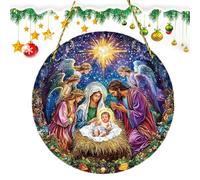 Jesus Ornaments for Christmas Tree, Nativity Ornaments Jesus Ornament, Religious Ornaments Holiday Pendant, 2D Acrylic Christmas Tree Ornaments, Favors