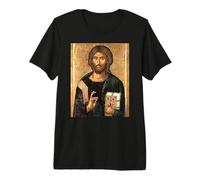 Jesus Orthodox Icon Christ Almighty Premium T-Shirt