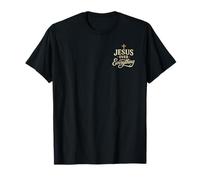 Jesus Over Everything Bold Christian Message Minimalistic T-Shirt