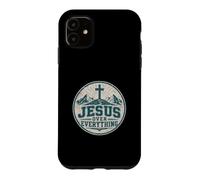 Jesus Over Everything Christian Faith Bold Statement Case for iPhone 11