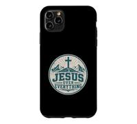 Jesus Over Everything Christian Faith Bold Statement Case for iPhone 11 Pro Max