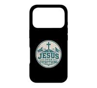 Jesus Over Everything Christian Faith Bold Statement Case for iPhone 17 Pro