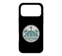 Jesus Over Everything Christian Faith Bold Statement Case for iPhone 17 Pro Max