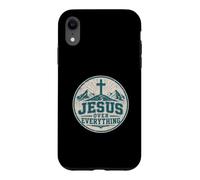 Jesus Over Everything Christian Faith Bold Statement Case for iPhone XR
