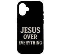 Jesus Over Everything Christian Inspirational Motivational Case for iPhone 16