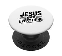 Jesus Over Everything Faith Inspirational PopSockets Adhesive PopGrip