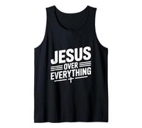Jesus Over Everything Faith Inspirational Tank Top