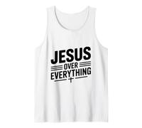 Jesus Over Everything Faith Inspirational Tank Top