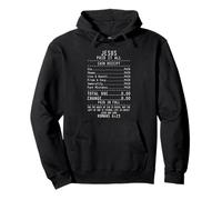 Jesus Paid It All Receipt Christian Bible Verse Pullover Hoodie
