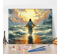 Jesus Paint by Numbers Kits Adults Religious Belief Paint by Numbers Kits