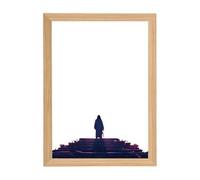 Jesus Painting Lights - Led Christian Night Lamp, Religious Inspiring Wall Decoration, Spiritual Glow Peaceful Ambience, Energy-Saving Lighting, Faith-Based Home Décor for Bedroom Living Room