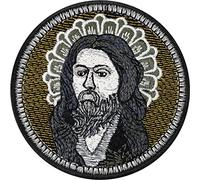 Jesus Patch Christian - Jesus with Halo Christianity Patch Peace Angel Embroidered - Religious Patch Jesus Image Fabric Applique to sew-on/Iron-on for All Fabrics 70X70 mm