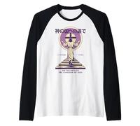 Jesus Path to The Kingdom of God Japanese Christian Manga Raglan Baseball Tee