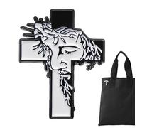 Jesus Pins, Backpack Brooches, Religious Christian Lapel Pins, 1.3x1.02x0.39 inches Compact Figures Decoration for Church, Sunday School, Party Favors and Sturdy Material