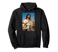 Jesus plays Drums - Christian Drummer Pullover Hoodie