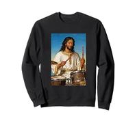 Jesus plays Drums - Christian Drummer Sweatshirt