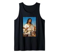 Jesus Plays Drums - Christian Drummer Tank Top