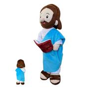 Jesus Plush Doll, 11.8inch Soft Christ Savior Figure, Stuffed Jesus Plush Doll for Easter Church Birthday Party Favors Bedtime Companion Stocking Stuffer, Huggable, Adorable, Durable