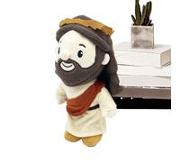 Jesus Plush Doll | Stuffed Character Jesus Plush Toy | Collectible Decoration Soft Companion for Church Bed Dorm Desk Sofa Home Couch Car Seat