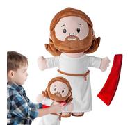 Jesus Plush Toy - My Friend Jesus Plush Doll | Easter Jesuѕ Pluѕh | Hugging Pluѕh Character | Coźy Decorative Cushion | For Bedroom Living Room Sofa Bed Kids Room Game Religious Gift Collection