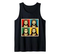 Jesus pop art style Tank Top