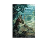 Jesus Poster Print, Jesus Christ Ready To Hang Canvas, Jesus Face Print, Jesus Face Portrait, Jesus Face Picture Art, Christian Art, Christian Gift Unframe-style 12x18inch(30x45cm)