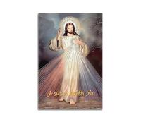 Jesus Posters Canvas Wall Art Posters Living Room Poster Bedroom Painting Unframe-style 12x18inch(30x45cm)