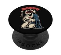 Jesus Prayer Manga Anime Japanese Christian Faith Men Women PopSockets Adhesive PopGrip