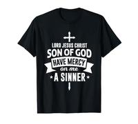 Jesus Prayer - Orthodox & Catholic Christian Crucifix Faith Value Graphic T-Shirt