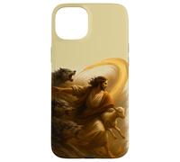 Jesus Protects The Lamb From Wolves Religious Christian Case for iPhone 15 Plus