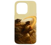 Jesus Protects The Lamb From Wolves Religious Christian Case for iPhone 15 Pro