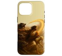 Jesus Protects The Lamb From Wolves Religious Christian Case for iPhone 16 Pro Max