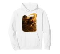 Jesus Protects The Lamb From Wolves Religious Christian Pullover Hoodie