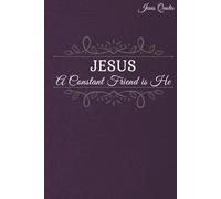 Jesus Quotes: Jesus A Constant Friend is He | College-Ruled Lined Journal | Purple