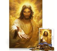 Jesus Reaching Out with Love Jigsaw Puzzles 1000 Pieces for Adults Logic Fun Real Thick Playful Challenge Night Activity (38x26cm)