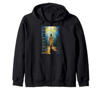 Jesus Redeemed Ephesians 1:7 Stained Glass Christian Zip Hoodie
