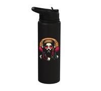 Jesus Reggae Music Lover - Funny Christian Religious Rasta Stainless Steel Insulated Water Bottle