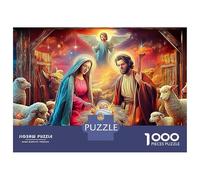 Jesus - Religion 1000 Pc Premium Cardstock Jigsaw Puzzle Art for Couple Partners, Concentration Training, Indoor Leisure, Perfect Housewarming Gift 38x26cm/1000pcs