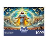 Jesus - Religion 1000 Pc Puzzle for Adults & Kids | Detailed - Jesus Returning Recycled Paper Educational Game Challenge38x26cm/1000pcs