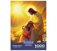 Jesus - Religion, 1000-piece Jigsaw Puzzle, Classic Yet Contemporary Activity Encouraging Focus Bonding Artistic Appreciation, Practical Choice for Play Presentation Meaningful Leisure, Suitable for A