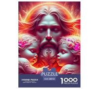 Jesus - Religion, 1000-piece Jigsaw Puzzle, Engaging Mental Workout Transforming Leisure Time Into Productive Play, Ideal Cooperative Task Strengthening Communication Teamwork Relationships, Suitable