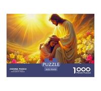 Jesus - Religion, 1000-piece Jigsaw Puzzle, Exciting Problem Based Competition Fostering Determination Adaptability Quick Thinking, Enjoyable Social Pastime Encouraging Performance Driven Participatio