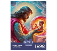 Jesus - Religion 1000 Piece Jigsaw Puzzle Family Game Creative Jigsaws Stress Reliever for Adults And Kids 38x26cm/1000pcs