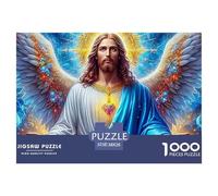 Jesus - Religion 1000 Piece Jigsaw Puzzle for Adults And Kids - Christian Faith Includes Whimsies, Challenging, Collectible, Whole-family Fun 38x26cm/1000pcs