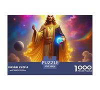 Jesus - Religion 1000 Piece Jigsaw Puzzle for Adults And Kids - Christian Faith Unique, Brainteasing, DIY Wall Decor, Display 38x26cm/1000pcs