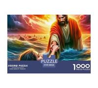 Jesus - Religion 1000 Piece Jigsaw Puzzle For Adults Challenging Game Stress Relief Puzzle Exercise The Memory of The Brain for The Whole for Women, Gifts for Men 38x26cm/1000pcs