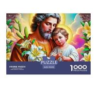Jesus - Religion 1000 Piece Jigsaw Puzzle For Adults Challenging Game Stress Relief Puzzle Exercise The Memory of The Brain for Men, Women, Elders, Seniors 70x50cm/1000pcs