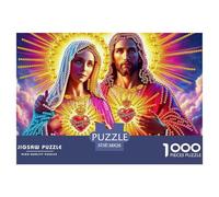 Jesus - Religion 1000 Piece Jigsaw Puzzle for Adults - Christian Faith Includes Whimsies, Brainteasing, Collectible, Whole-family Fun 38x26cm/1000pcs