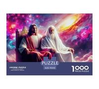 Jesus - Religion 1000 Piece Jigsaw Puzzle - For Adults - Christian Faith Unique, Challenging & Brainteasing, Gift, Display 70x50cm/1000pcs